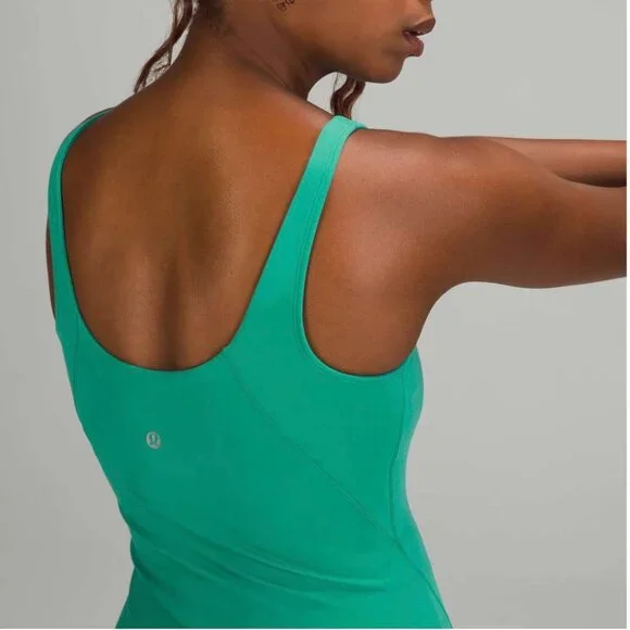 NWT Lululemon Align Waist-Length Tank Top - Maldives Green - Picture 7 of 8